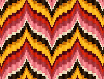 Симметрии: гобелен с флорентийским шитьём барджелло