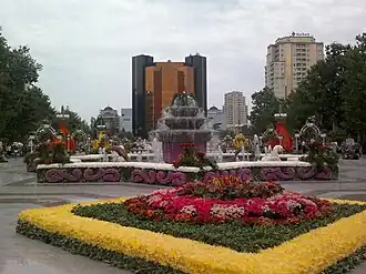 Парк имени Гейдара Алиева в дни праздника
