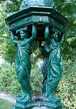 Кариатиды «Фонтанчика Уоллеса». 1872. Чугун