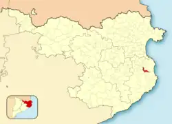 Расположение муниципалитета на карте провинции