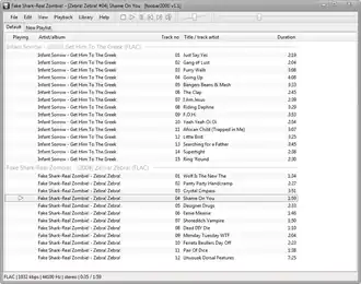 Скриншот программы foobar2000