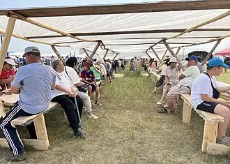 Фуд-корт на гастрофестивале «Боргойская баранина»