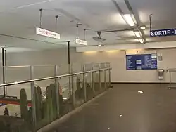 Мезанин станции