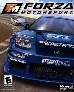 Обложка североамериканского издания игры с изображением Acura NSX и Nissan 350Z