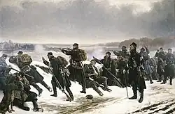 Датская пехота на позициях («Форпост»)