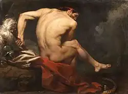 Греческий солдат на отдыхе