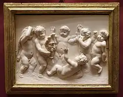 Игривые путти. Ок. 1650. Мрамор