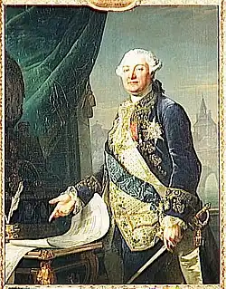 Портрет Луи Огюста де Бретейля, посла Франции в России. Холст, масло. Лувр, Париж