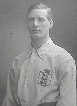 Фред Пентланд в сборной Англии (1909 год)