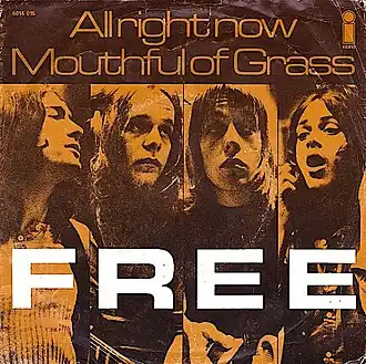 Обложка сингла Free «All Right Now» (1970)