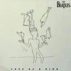 Обложка сингла The Beatles «Free as a Bird» (1995)