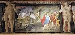 История Ясона и Медеи. Деталь фриза. Фреска. 1584. Палаццо Фава, Болонья