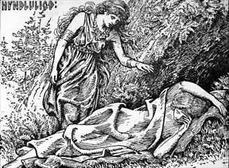 Фрейя будит Хюндлу