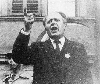 Швейцарский политэмигрант из немецкоязычного кантона Санкт-Галлен Фриц Платтен, был ранен во время первого покушения на Ленина, 1 января 1918 года в Петрограде