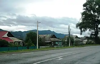 Вид на село в июле 2015 года