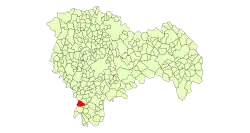 Расположение муниципалитета на карте провинции