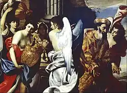 Бегство Лота из Содома. 1650. Холст, масло. Частное собрание