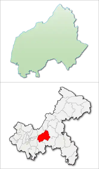 Фулин на карте