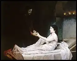 Габриэль Макс. Воскрешение дочери Иаира (1880)