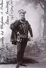 Гандольфи в образе Мефистофеля (Хельсинки, 1897 год)