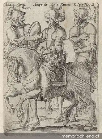 Алонсо Гарсия де Рамон, Алонсо де Рибера и Луис Мерло де ла Фуэнте