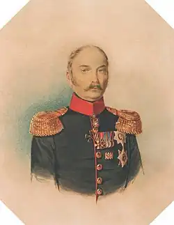 портрет кисти А.И. Клиндера (1850)