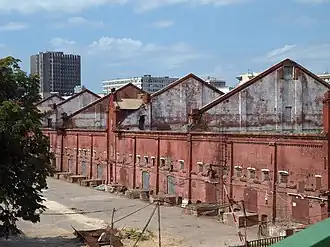 Бывшие склады при Московско-Казанской железной дороге недалеко от Гавриковой улицы