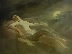 Обнажённая в лунном свете