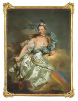 Неизвестная знатная дама в аллегорическом образе.