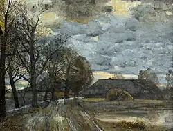 Георг Каульбах. Северо-немецкий пейзаж