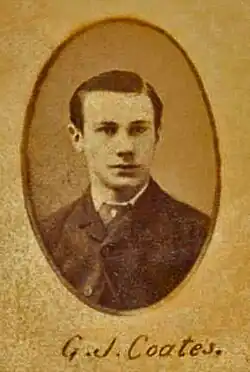 Фотография 1887 года во время работы в компании «Ferguson & Urie»