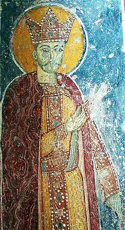 Фреска XIV в.