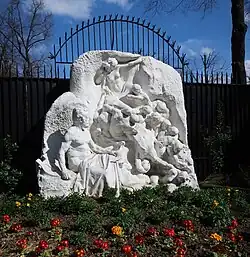 «Видение поэта», скульптура в Париже