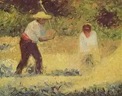 Жорж-Пьер Сёра́. «Дробильщик камня». Ок. 1882