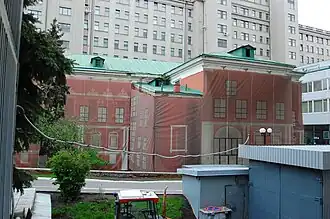 Обтянутые фальш-фасадом палаты в 2015 году