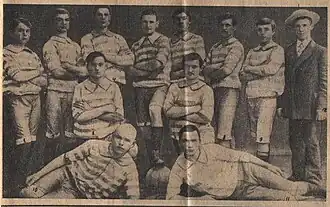 Первое фото команды Георгиевского арматурного завода, опубликовано в статье «Команда смелых» в газете «Ставропольская правда» в № 91 (12527) от 18 апреля 1967 года.