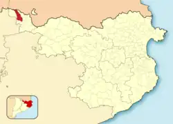 Расположение муниципалитета на карте провинции