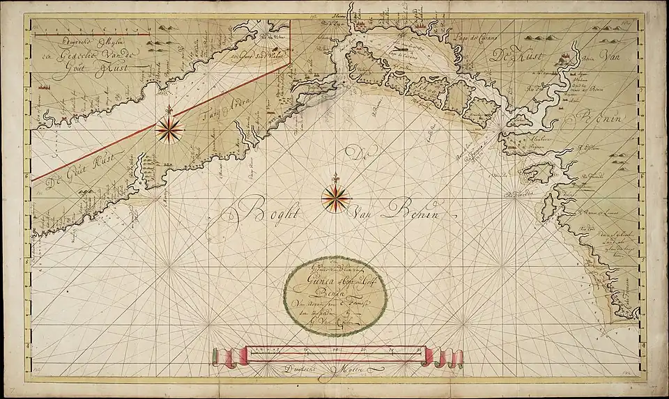 Невольничий берег около 1716 года