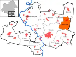 Герлебог на карте городского округа