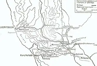 Карта ТВД. 1914 г.