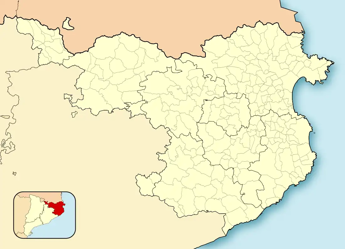 Гарригелья на карте