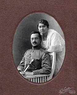 Кейсар Кашиева и её муж Ширин-бек Кесаманский