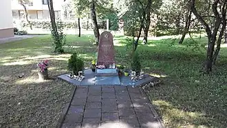 Памятник евреям —узникам гетто в Друскининкае