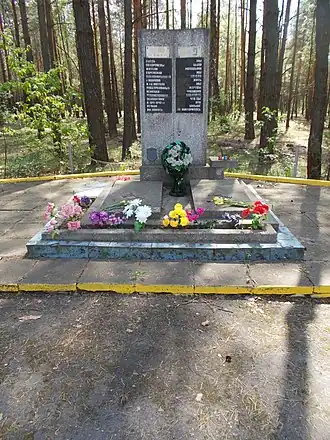 Мемориал на месте убийства 3500 евреев Иваново и Мотоля в 1941-1942 годах