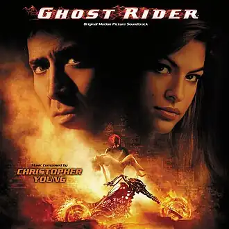 Обложка альбома Кристофера Янга «Ghost Rider:Original Motion Picture Soundtrack» (2007)