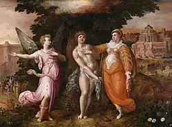 Аллегория христианской жизни. 1589. Дерево, масло. Частное собрание