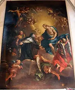 Причастие Святой Марии Магдалины деи Пацци. 1754. Церковь Святой Марии Магдалины деи Пацци, Флоренция