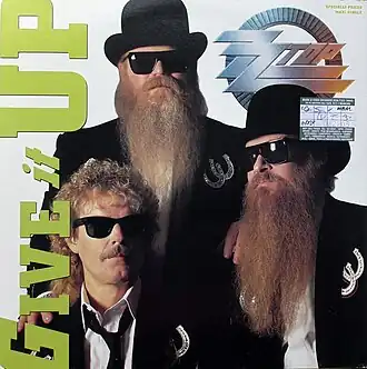Обложка сингла ZZ Top «Give It Up» (1990)