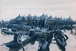 Деревня Железного века в Гластонбери.