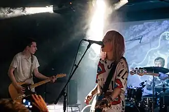 На концерте в Санкт-Петербурге, 11 июля 2014 года